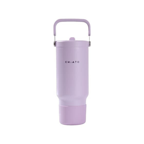 CHiATO Home freshSIP Soft Lavender insulated tumbler with a flip straw lid, 946 ml – Lavender