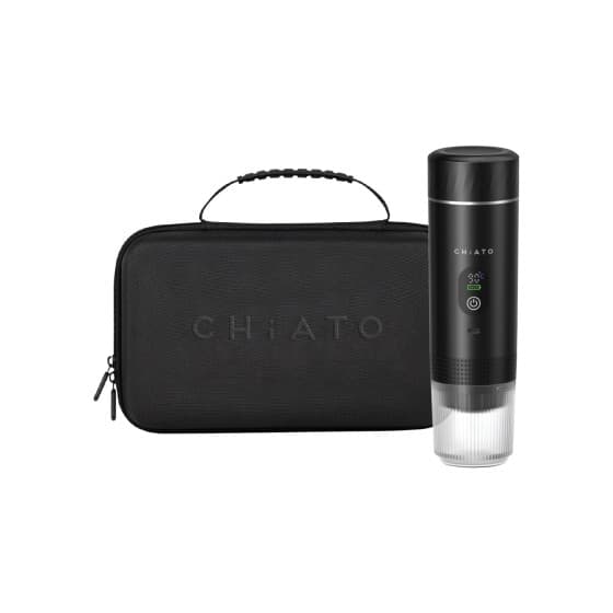 CHiATO brewPLAY Smart Traveller Portable Espresso Maker Set – Black