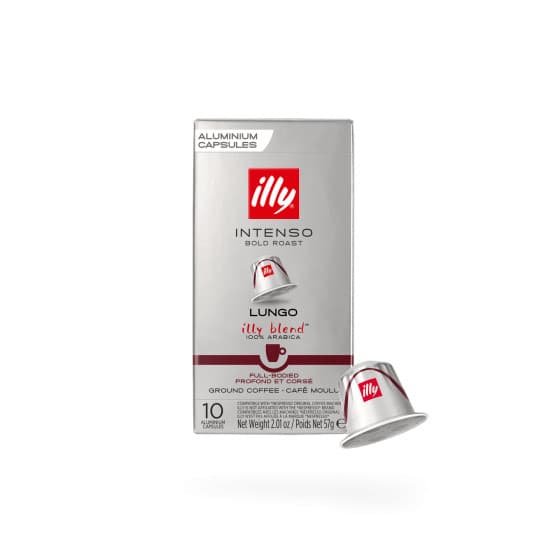 Illy Lungo Intenso Coffee Capsules for Nespresso® Machines, 10 pcs.