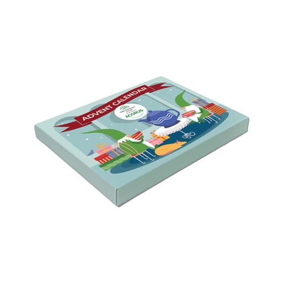 Tea advent calendar Acorus Elfin Christmas, 24 pcs. (8 Christmasy flavours)