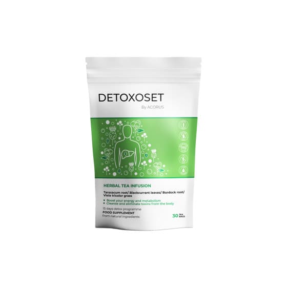 Herbal tea infusion ACORUS Detoxoset, 30 pcs.