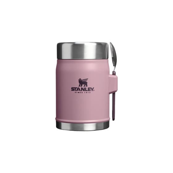Thermos food jar with a spork Stanley Classic Legendary Purple Smoke, 0.4 l