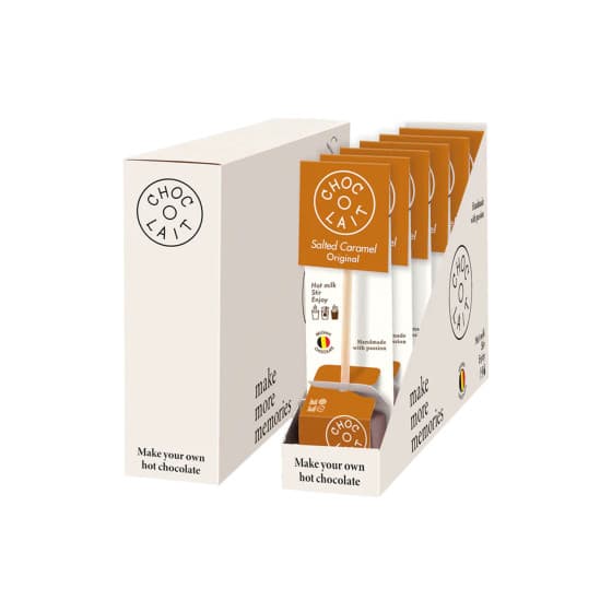 Hot chocolate MoMe Choc-o-lait Original Salted Caramel, 6 x 33 g
