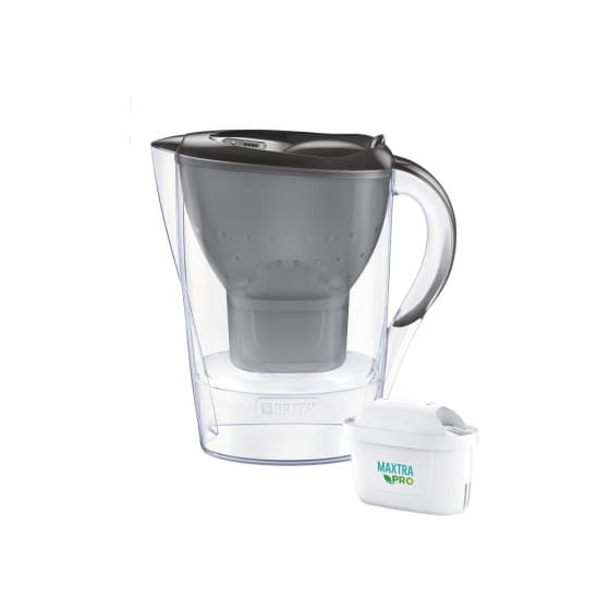 Brita Marella Cool Graphite Water Filter Jug 2.4L + Maxtra PRO Water Filter