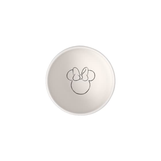 Villeroy & Boch Manufacture Rock Blanc Mickey Mouse Dip Bowl, 7.7 cm
