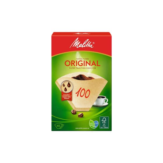 Paper coffee filters Melitta Original 100, 40 pcs.