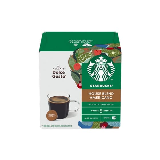 Coffee capsules compatible with NESCAFÉ® Dolce Gusto® Starbucks House Blend Americano, 12 pcs.