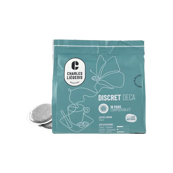 Charles Liégeois Discret Decaf Coffee Pads, 18 pcs.