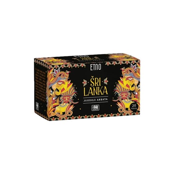 Black tea ETNO Šri Lanka, 20 pcs.
