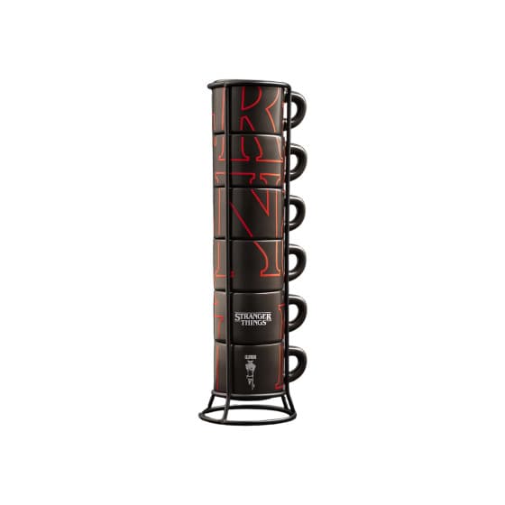 Bialetti Stranger Things Stackable Cups, 6 x 80 ml