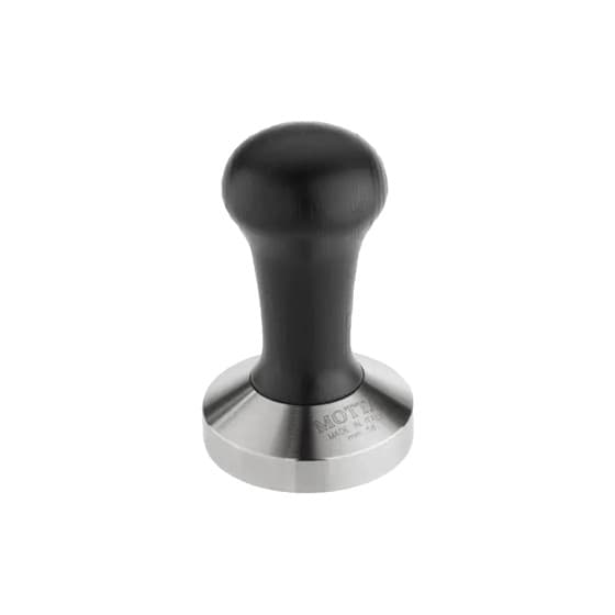 Stainless steel tamper with a wooden handle Motta, 51 mm – Black