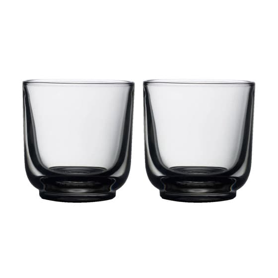Fellow Pirch Cappuccino Smoke glass set, 2 pcs. x 192 ml