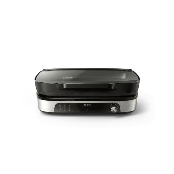Philips HD6212/90 Indoor Grill, 2400 W - Black/Silver