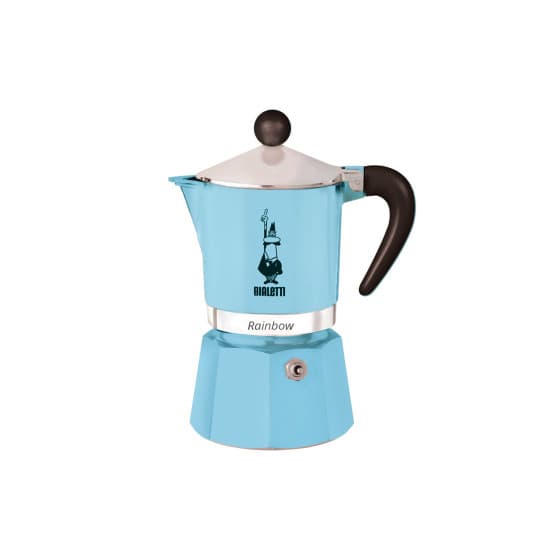 Moka pot Bialetti Moka Rainbow 3-cup Light Blue