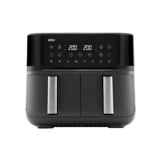 Braun TwinCook 3 TD3030 Air Fryer, 2850W - Black