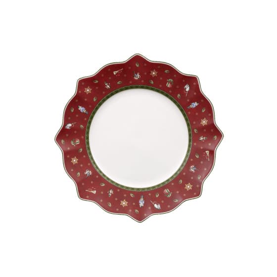 Dinner plate Villeroy & Boch Toy's Delight Red, 28.4 cm