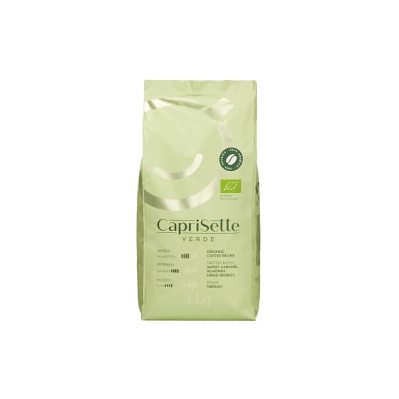 Organic coffee beans Caprisette Verde, 1 kg