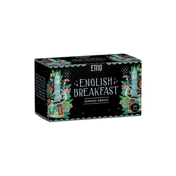 Black tea ETNO English Breakfast, 20 pcs.