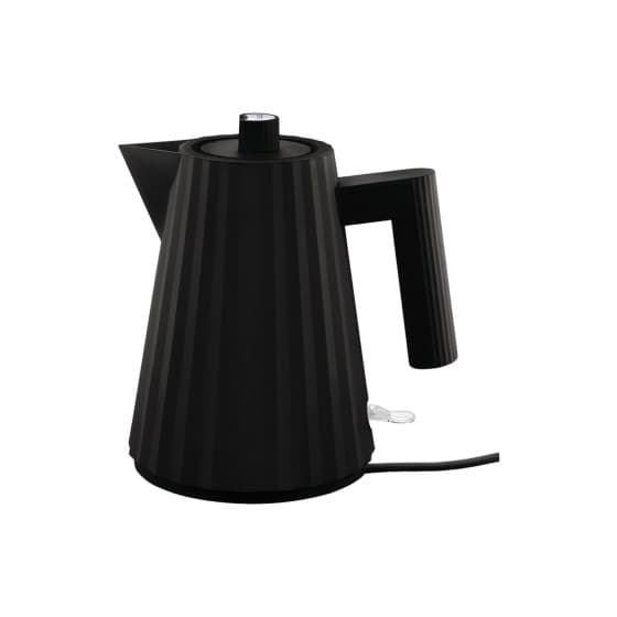 Alessi Plissé MDL06/1B/UK Electric kettle, 1 L - Black