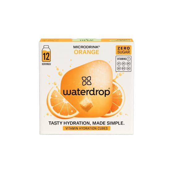 Waterdrop Microdrink Orange Vitamin Drink Cubes, 12 pcs.