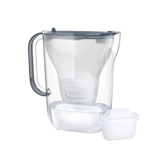 BRITA STYLE ESS MXPRO LED Water Filter Jug, 2.4 l - Stone