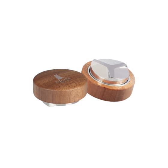 Coffee leveling tool Motta Wood, 58 mm