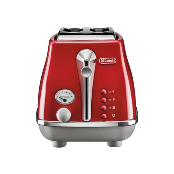 DeLonghi Icona Capitals CTOC 2103.R Toaster, 900 W - Red