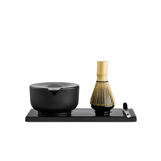 Fellow Matte Black Matcha Set