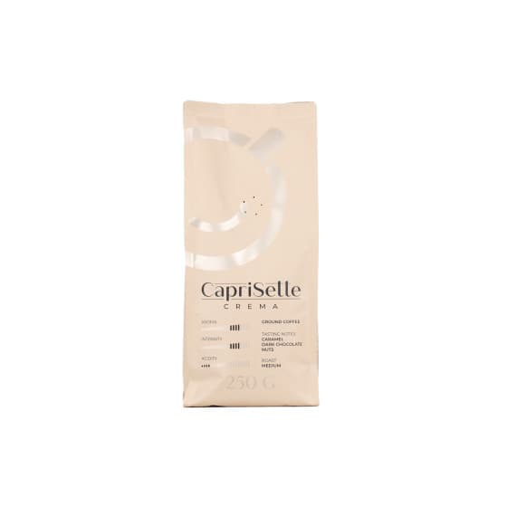 Ground coffee Caprisette Crema, 250 g