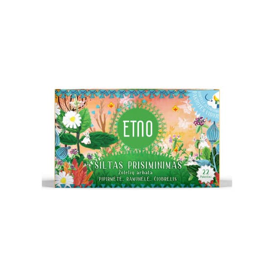 Herbal tea ETNO Warm Recollection, 22 pcs.