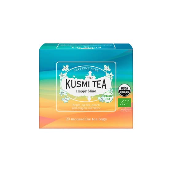 Organic fruit and herbal tea Kusmi Tea Happy Mind – 20 muslin tea bags