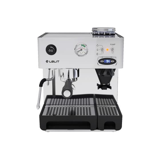 Lelit Anita PL042TEMD PID Espresso Coffee Machine Grinder - Silver