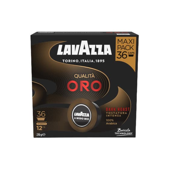 Lavazza A Modo Mio Qualita Oro Dark Roast Coffee Capsules for Lavazza® Machines, 36 pcs.