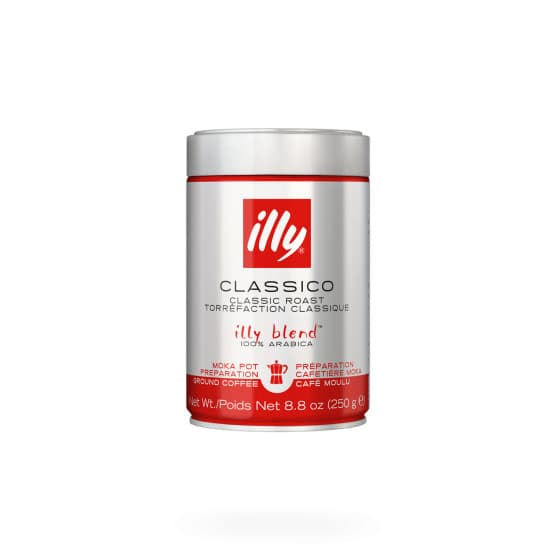 Illy Classico Moka Ground Coffee, 250 g