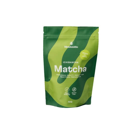 Ceremonial-grade matcha green tea Blendsmiths Ichibancha Matcha, 70 g