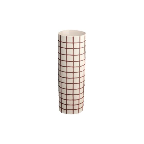 Asa Selection Bordeaux Squares Vase, 8 x 25 cm