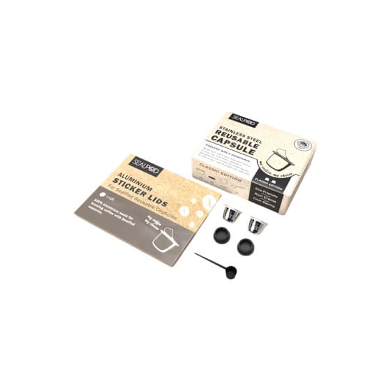 Reusable capsules compatible with Nespresso® Sealpod Classic Edition