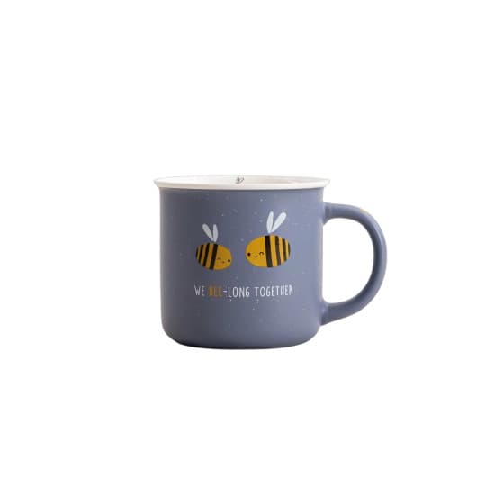 Homla ANNBEE Navy Blue Mug, 350 ml