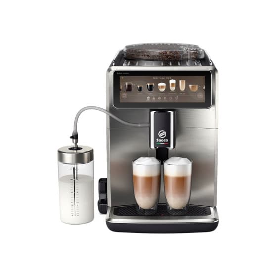 Saeco Xelsis Suprema SM8885/00 Bean to Cup Coffee Machine - Stainless Steel