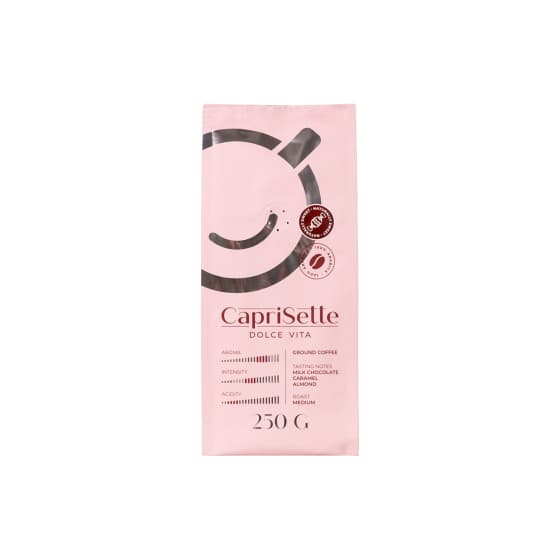 Ground coffee Caprisette Dolce Vita, 250 g