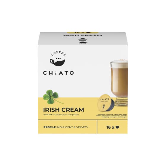 Coffee capsules compatible with NESCAFÉ® Dolce Gusto® CHiATO Irish Cream, 16 pcs.