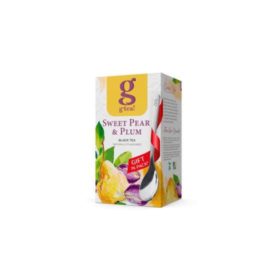 g’tea! Sweet Pear & Plum Black Tea, 20 pcs.