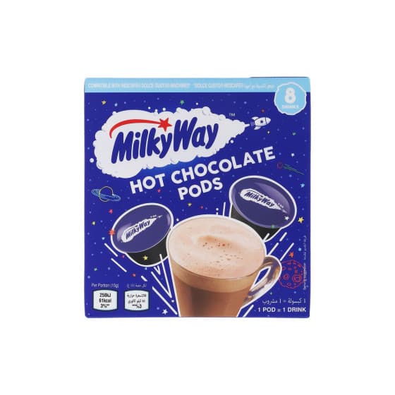 Hot chocolate pods compatible with NESCAFÉ® Dolce Gusto® Milky Way, 8 pcs.