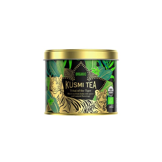 Organic black tea Kusmi Tea Tchaï of the Tiger, 100 g (in a metal tin)