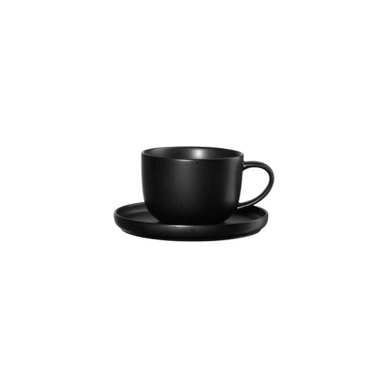 Asa Selection Coppa Kuro Teacup with a Saucer, 200 ml