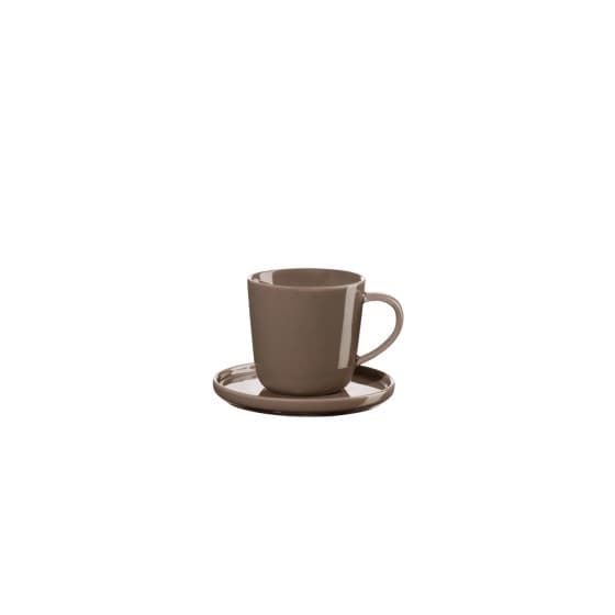Asa Selection Coppa Kaori Espresso Cup with a Saucer, 80 ml