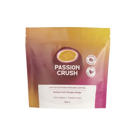 Limited-edition ground coffee Passion Crush (passion fruit co-ferment), 200 g