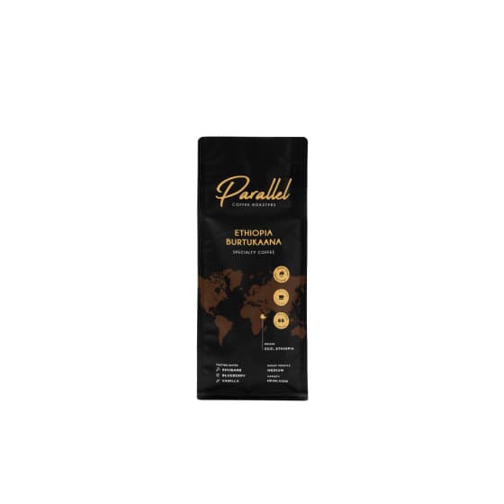 Ground specialty coffee Parallel Ethiopia Burtukaana, 200 g