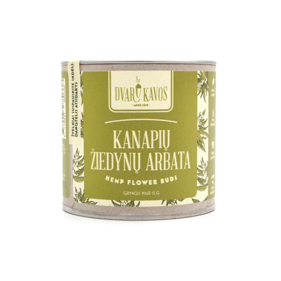 Hemp flower bud infusion Dvaro Kavos, 15 g