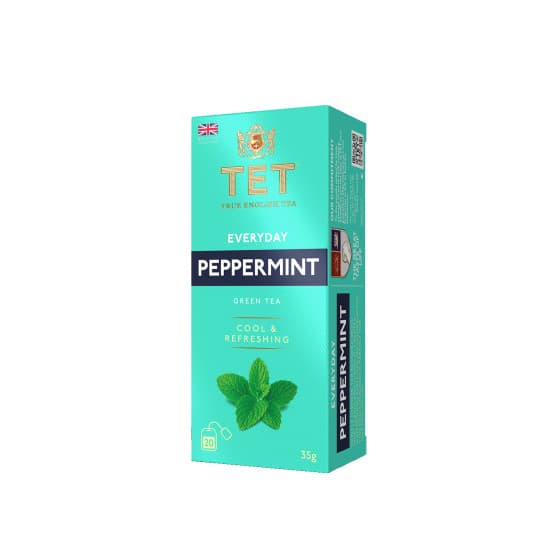 Green tea True English Tea Everyday Peppermint, 20 pcs.